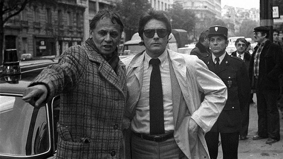 Владимир Наумов с Аленом Делоном на съемках "Тегерана-43", 1980 год 